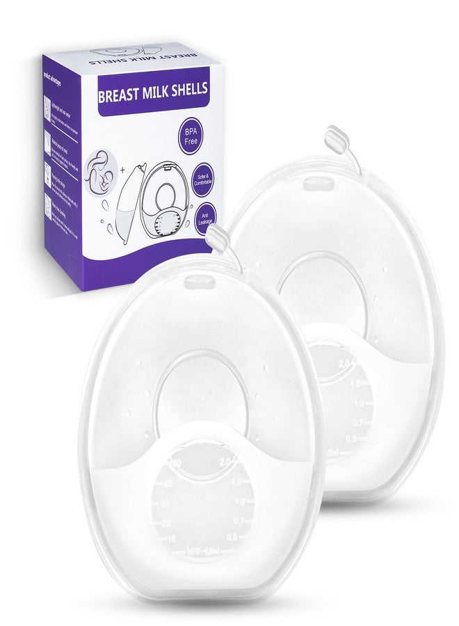 COMI Breast Milk Collector, Milk Collectors for Breastfeeding, Reusable Breast Milk Shells, Catcher Protect Sore Nipples for Breastfeeding,Made from BPA-Free and Food-Safe Silicone(2.03oz,2 Counts) - Image 1